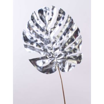 Foglia artificiale di filodendro Monstera Deliciosa AMETS, argento, 90cm Foglia artificiale di filodendro Monstera Deliciosa AMETS, argento, 90cm