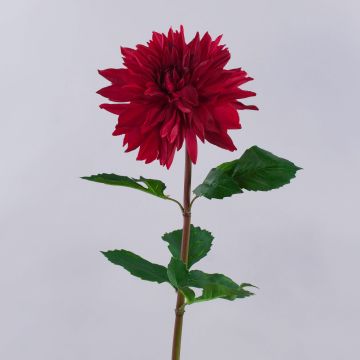 Dalia artificiale TURENA, rossa, rosso, 75cm, Ø17cm