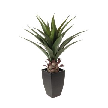 Agave di plastica IZAMAL in vaso decorativo, verde, 70cm