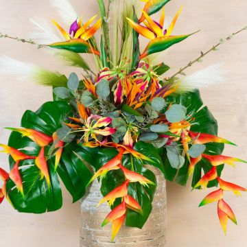 Esclusivo bouquet paradisiaco - richiesta del cliente Bastian