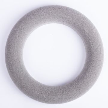 ®mosy Corona di schiuma RUJA per fiori artificiali, grigio, Ø25cm ®mosy Corona di schiuma RUJA per fiori artificiali, grigio, Ø25cm