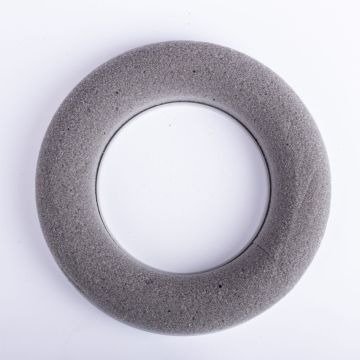 ®mosy Anello di schiuma AMEB per fiori artificiali, con base in plastica, grigio, Ø20cm ®mosy Anello di schiuma AMEB per fiori artificiali, con base in plastica, grigio, Ø20cm