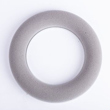 ®mosy Anello di schiuma AMEB per fiori artificiali, con base in plastica, grigio, Ø25cm ®mosy Anello di schiuma AMEB per fiori artificiali, con base in plastica, grigio, Ø25cm