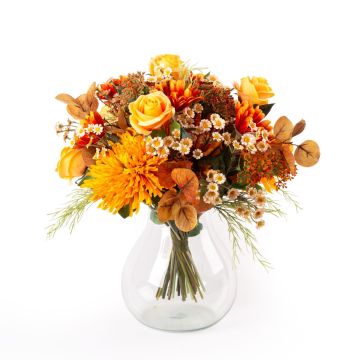 Udos Choice: Bouquet autunnale TISSAIA, arancione, 55cm, Ø60cm