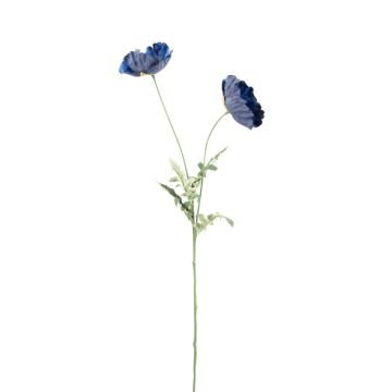 Ramo di fiori artificiali papavero GUNDULA, Eco Collection, blu reale, 70 cm, Ø 7-8 cm Ramo di fiori artificiali papavero GUNDULA, Eco Collection, blu reale, 70 cm, Ø 7-8 cm