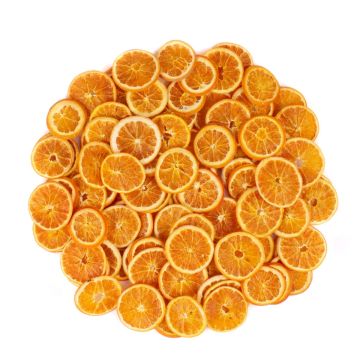 Fette di arancia essiccate ELLIDA, arancione, Ø4-6 cm, 250 g