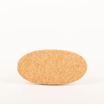 Sottopentola in sughero ovale MANARA, naturale, 20x10x1,5cm