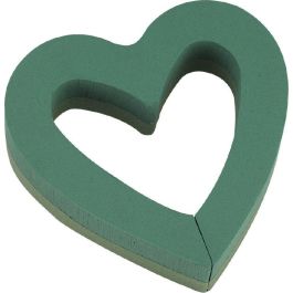 OASIS Schiuma floreale aperta a forma di cuore SHELBEY, decorazioni per