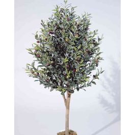Ulivo Artificiale 180cm Per Interni - Con Tronco Realistico E Olive, Vaso Incluso - Foto 11