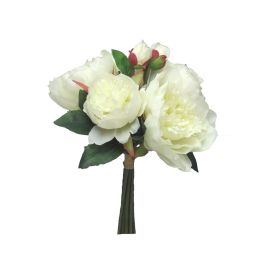 SOMYTING Peonia, Fiori Artificiali, 2 Mazzi Di Peonia Artificiale, Bouquet Di Peonie In Seta, Per Matrimoni, Feste, Decorazioni Da Tavolo, Composizione Floreale, Decorazione Per La Casa E La Cucina - 6