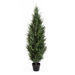 Cedro Artificiale 180 Cm Con 180 Rami - Pianta In Plastica UV Resistente Per Esterno/Interno - 6