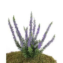 Artplants Erica Decorativa IMKE, Pianta Artificiale In Vaso, Colore Rosa, Altezza 25 Cm, Diametro 18 Cm. Finta Erica, Sempre Fiorita, Manutenzione Zero.