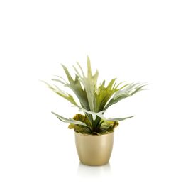 Albero Di Felce Artificiale In Vaso 122 Cm - Finto Verde Per Decorazione Interni, Stile Botanico - 2