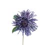 Fiore artificiale Protea in schiuma plastica ISLARTINA, viola scuro, 75 cm