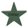 OASIS Schiuma umida a stella JESINA, base in legno Bioline, verde, 25 x 25 x 4,5 cm
