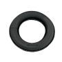 OASIS Black Ideal schiuma per fiori freschi anello RAJKA, Biolit contenitore in carta riciclata, nero, 3,5 cm, Ø 18 cm