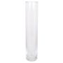 Grande vaso cilindrico SANYA OCEAN in vetro, trasparente, 50cm, Ø10cm