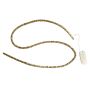 Corda decorativa in erba ARNAR con catena di luci, beige, Ø0,5cm