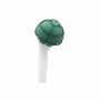 OASIS Spugna umida ARIYA per bouquet da sposa con manico angolato in plastica, griglia, verde, Ø 7 cm