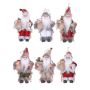 Appendino di Babbo Natale CHRISTER, 6 pezzi, sedia, sacco regali, multicolore, 11x10x15cm