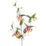 Corona artificiale KINTARO, rosa-giallo, 120 cm