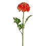 Fiore artificiale ranuncolo GRINTEL, arancione, 45 cm
