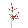 Ramo artificiale agrifoglio MARTEL con bacche, rosso, 55 cm