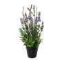 Composizione floreale artificiale lavanda ZELAV con salvia, vaso decorativo, viola, 35 cm