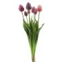 Mazzo di tulipani artificiali misti LONA, rosa-malva, 45 cm, Ø 20 cm
