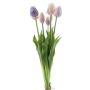 Mazzo di tulipani artificiali misti LONA, lilla-lilla-crema, 45 cm, Ø 20 cm