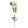 Papavero decorativo EDESSA, bianco, 80 cm
