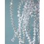 Ramo artificiale di rhipsalis HASAN, glitter, argento, 120cm
