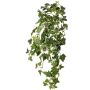 Edera artificiale pendente ARJANA, bastoncino, difficilmente infiammabile, verde-bianco, 75 cm