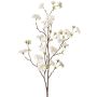 Ramo artificiale di pesco ornamentale KENZUN, fiori, bianco, 110 cm