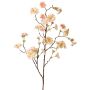 Ramo artificiale di pesco ornamentale KENZUN, fiori, rosa pesca, 110 cm