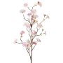 Ramo artificiale di pesco ornamentale KENZUN, fiori, rosa chiaro, 110 cm