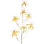 Ramo decorativo di gloriosa in velluto NESTOS, giallo-oro, 110 cm