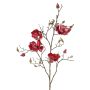 Ramo di magnolia artificiale in velluto JACKA, rosa scuro, 105 cm