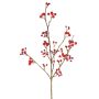 Ramo artificiale di sorbo HARMONIA, bacche, rosso, 80 cm
