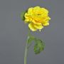 Fiore artificiale ranuncolo KRISTY, giallo, 60 cm, Ø 10 cm