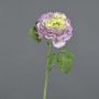 Fiore artificiale ranuncolo KRISTY, lilla-crema, 60 cm, Ø 10 cm
