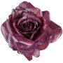 Fiore decorativo ZINTOR, rosso scuro, Ø 18 cm