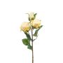 Ramo artificiale di rosa FREYDE, crema, 45 cm, Ø 4-5 cm