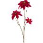 Ramo di fiori artificiali stella di Natale VORLIN, rosso, 65 cm