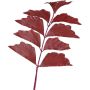 Foglia di palma artificiale MANDEW, rosso rubino, 80 cm