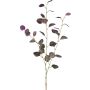 Ramo artificiale eucalipto PLOHIN, glitter, viola, 95 cm