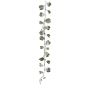 Ghirlanda artificiale Bauhinia GLIPAN, innevata, bianco-verde, 85 cm