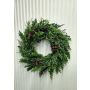 Ghirlanda decorativa di cipresso STURMYN con pigne, verde, Ø 50 cm