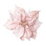 Stella di Natale in velluto SINFE, rosa, Ø 18 cm