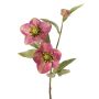 Ramo artificiale di rosa di Natale SUNMYN, malva, 55 cm, Ø 8-10 cm